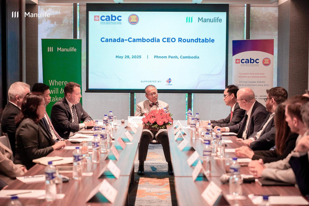 Canada–Cambodia CEO Roundtable Highlights New Pathways for Bilateral Business Cooperation