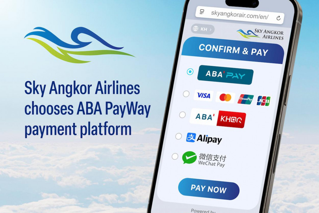 Sky Angkor Airlines Integrates ABA PayWay for Seamless and Secure Ticket Payments  
