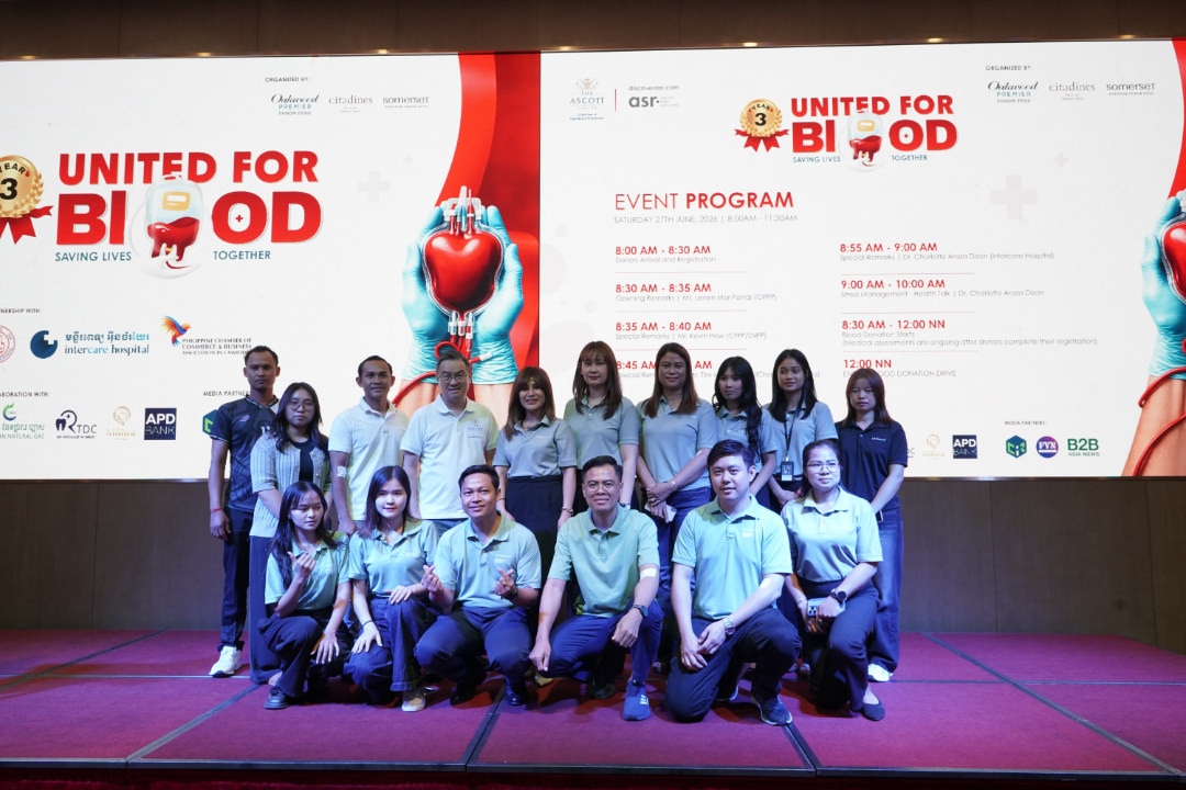 The Ascott Limited Cambodia Properties Mark Another Milestone With "United For Blood Year 3: Saving Lives Together"