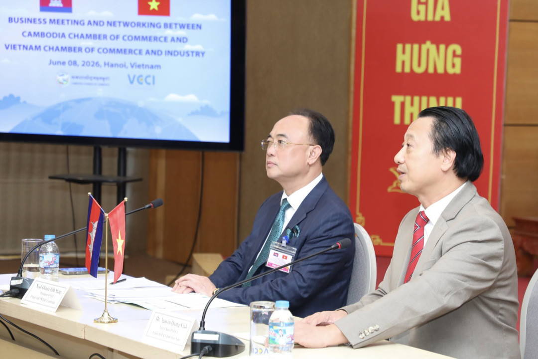 Cambodian and Vietnamese Chambers of Commerce Strengthen Bilateral Investment Cooperation