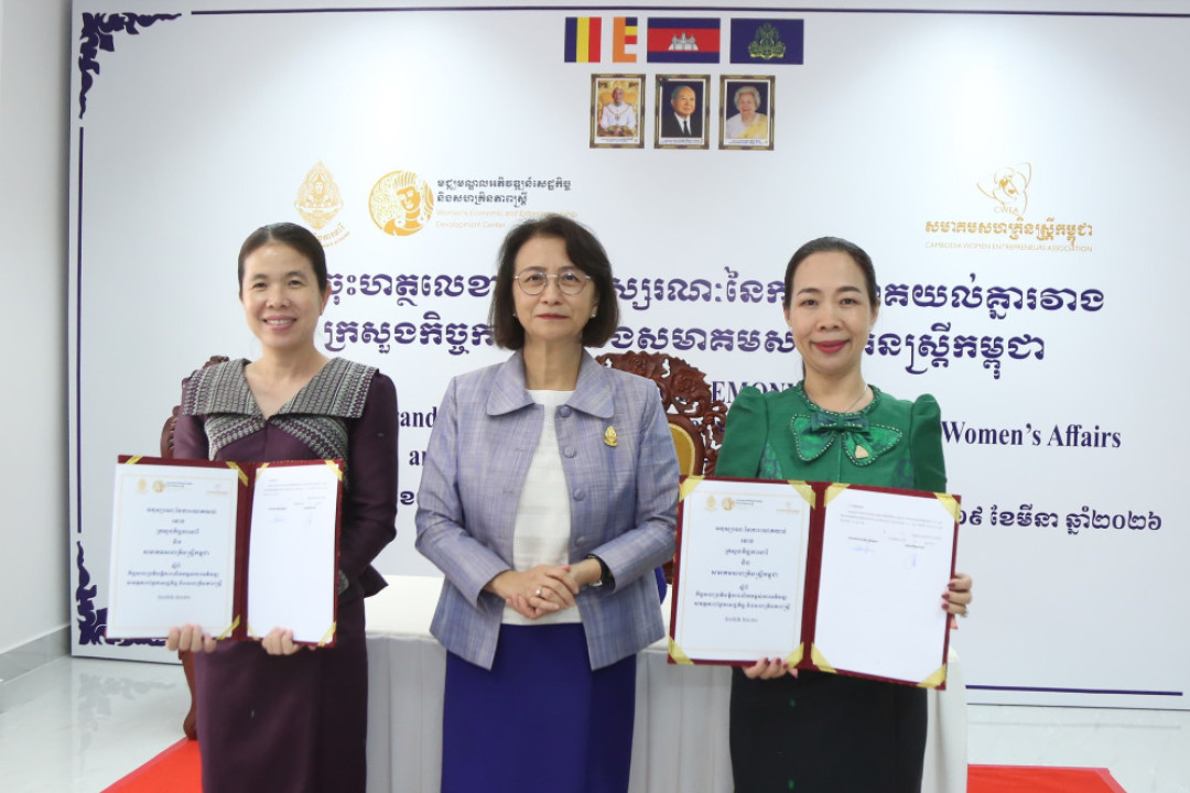 MoWA and CWEA Sign MoU to Boost Women’s Economic Empowerment in Cambodia