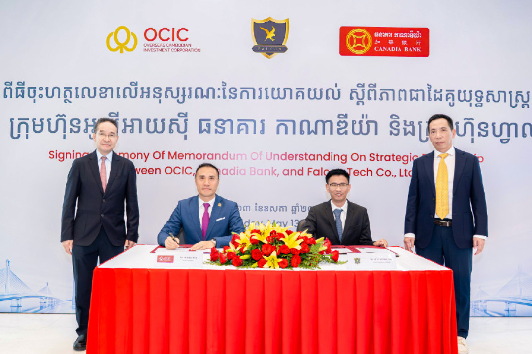 OCIC, Canadia Bank, and Falcon Tech Unite to Advance Apple Technology and AI Adoption in Cambodia