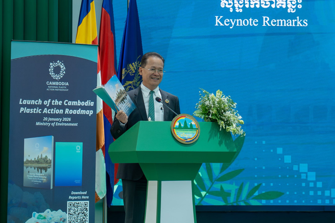 Cambodia Launches National Plastic Action Roadmap to Reduce Plastic Pollution