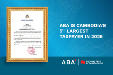 ABA Named Among Largest Taxpayers 2025 in Prime Minister's Letter of Appreciation