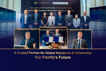 Sathapana Bank and Henley & Partners Partner to Elevate Premier Banking Beyond Traditional Financial Services
