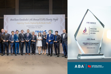 ABA Bank Receives AmCham CSR Award 2025 for Children Empowerment Initiative