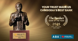 ABA Recognised as Cambodia's Bank of the Year 2025 by The Banker