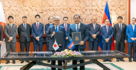 Cambodia, Japan Sign Exchange of Notes on Japanese Loan for Two Projects Worth $296.2 Million
