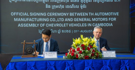 Cambodia Granted Exclusive Rights in ASEAN to Assemble Chevrolet Vehicles 