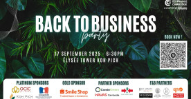 CCI France Cambodia Kicks Off the Season with its Back to Business Party 2025 at the Elysée Tower