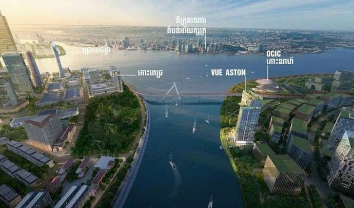 Bridge to link Koh Pich & Koh Norea