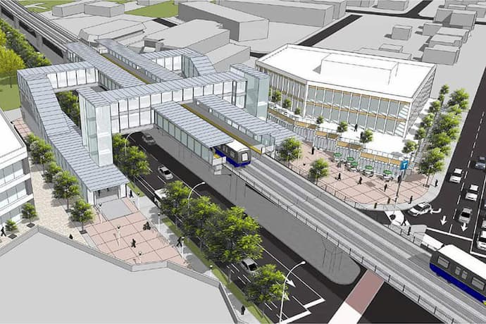 AGT sky train project Phnom Penh