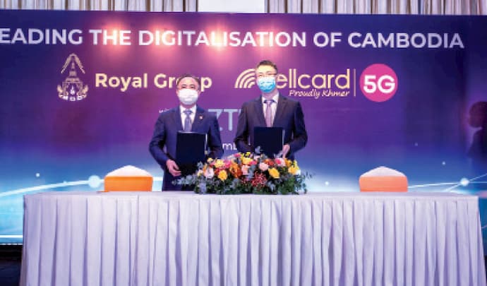 Cellcard ZTE agreement 5G