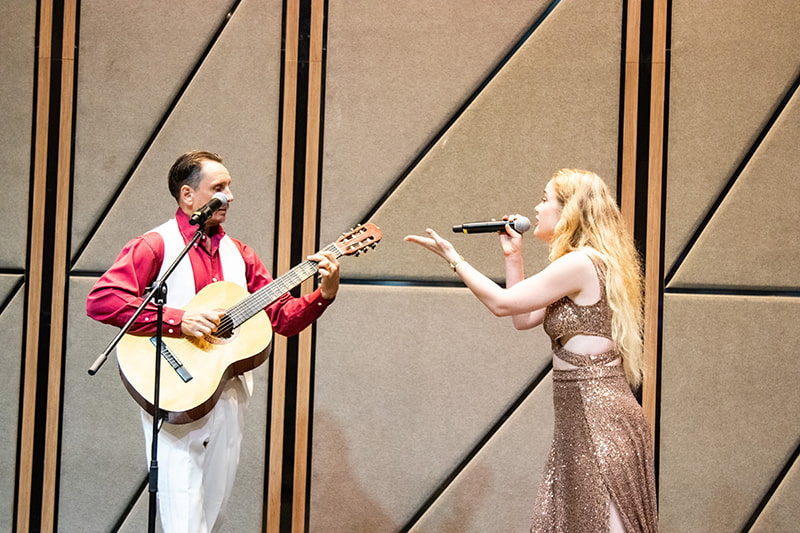 Musicians perform at the InterChamber Networking Event.