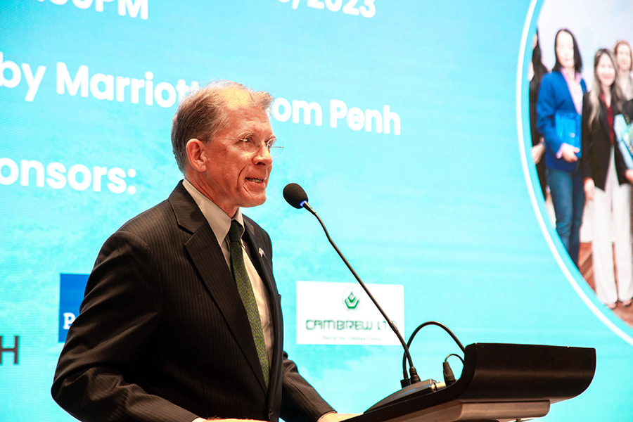 US Ambassador W. Patrick Murphy speaks at AmCham CSR Excellence Awards Dinner 2023