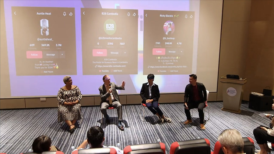 'Blow Up Your Business on TikTok' workshop organised by SBIF - panel discussion